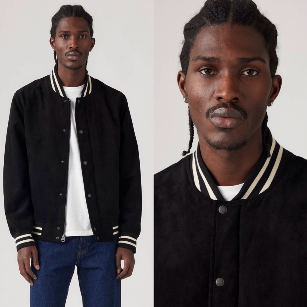 Levi's Varsity Jacket faux suede